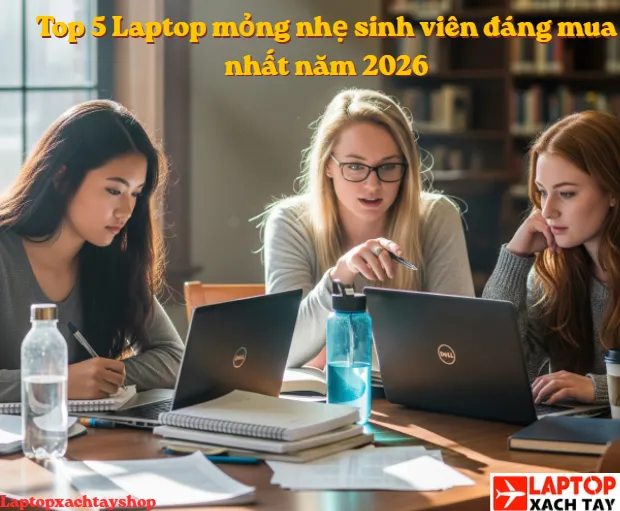 Top 5 Laptop mỏng nhẹ sinh viên đáng mua nhất năm 2026